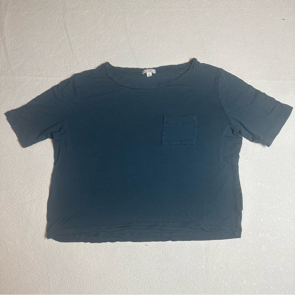 💙 Gap "Designed & Crafted" Short Sleeve Pocket Tee Navy XS